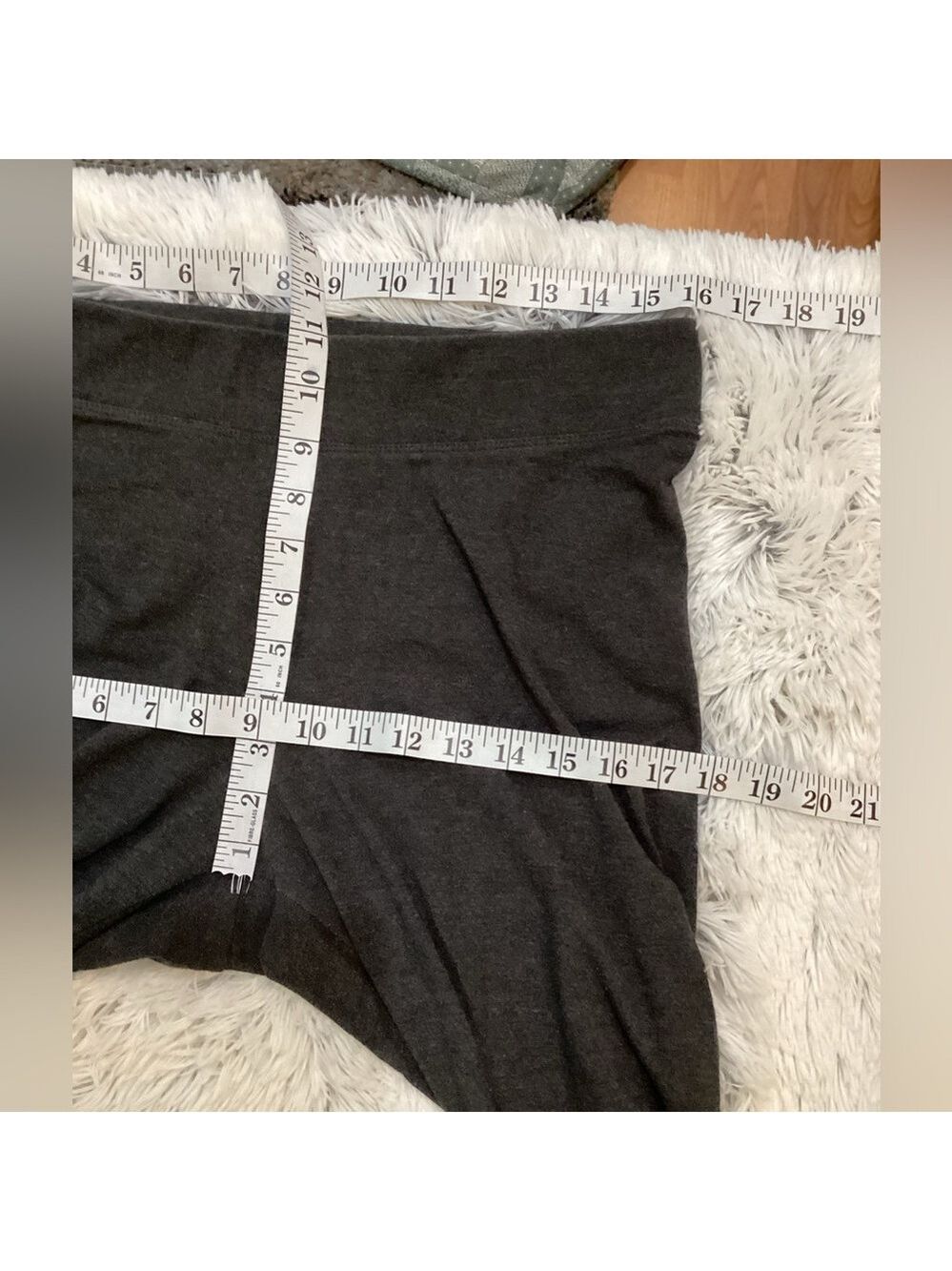 Sonoma Goods For Life pull on dark gray legging Woman’s size Large - Picture 6 of 9